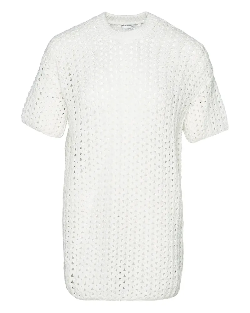 Jil Sander Gehäkeltes T-Shirt - Weiß Weiß