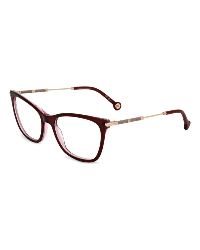 Carolina Herrera New York Cat-Eye-Brille - Rot Rot