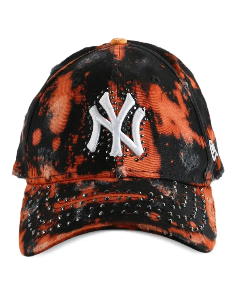 New Era 9Forty Baseballkappe mit Nieten - Schwarz Schwarz