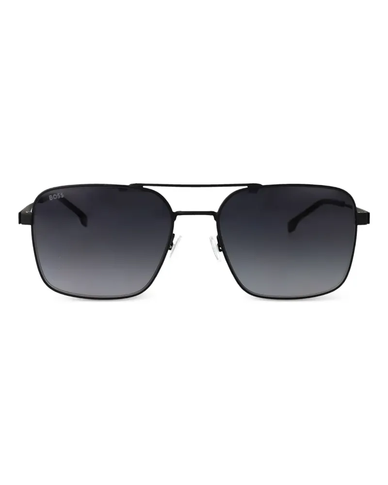 HUGO BOSS Getönte Pilotenbrille - Schwarz Schwarz