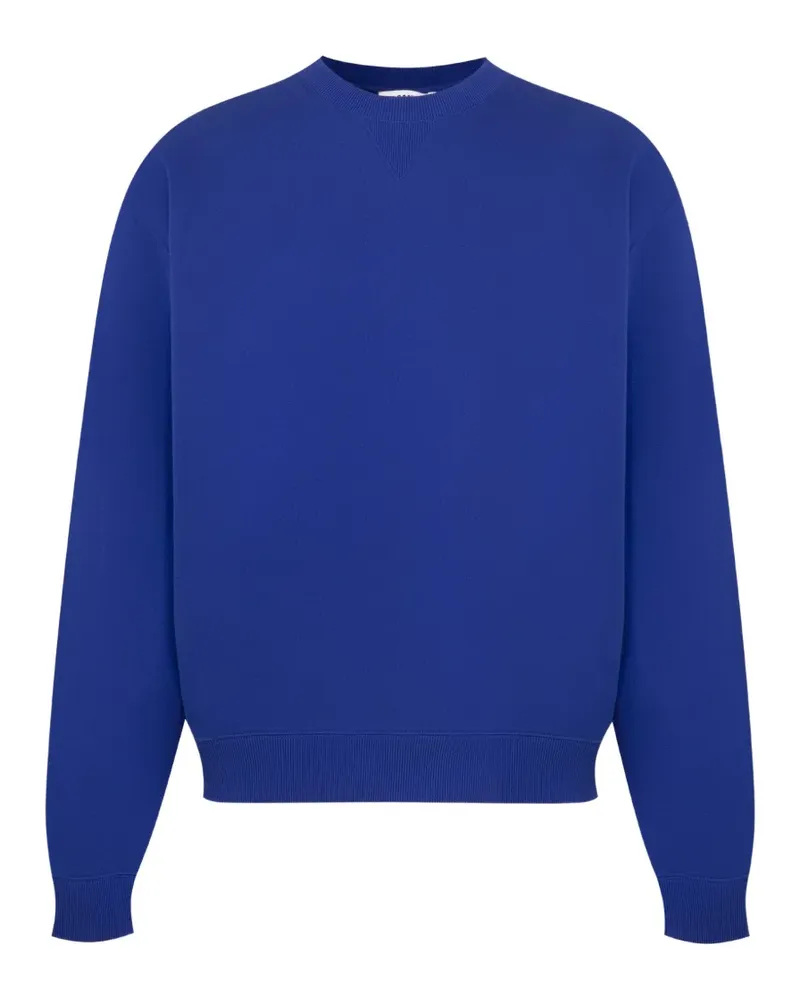 Jil Sander logo-print sweatshirt - Blau Blau
