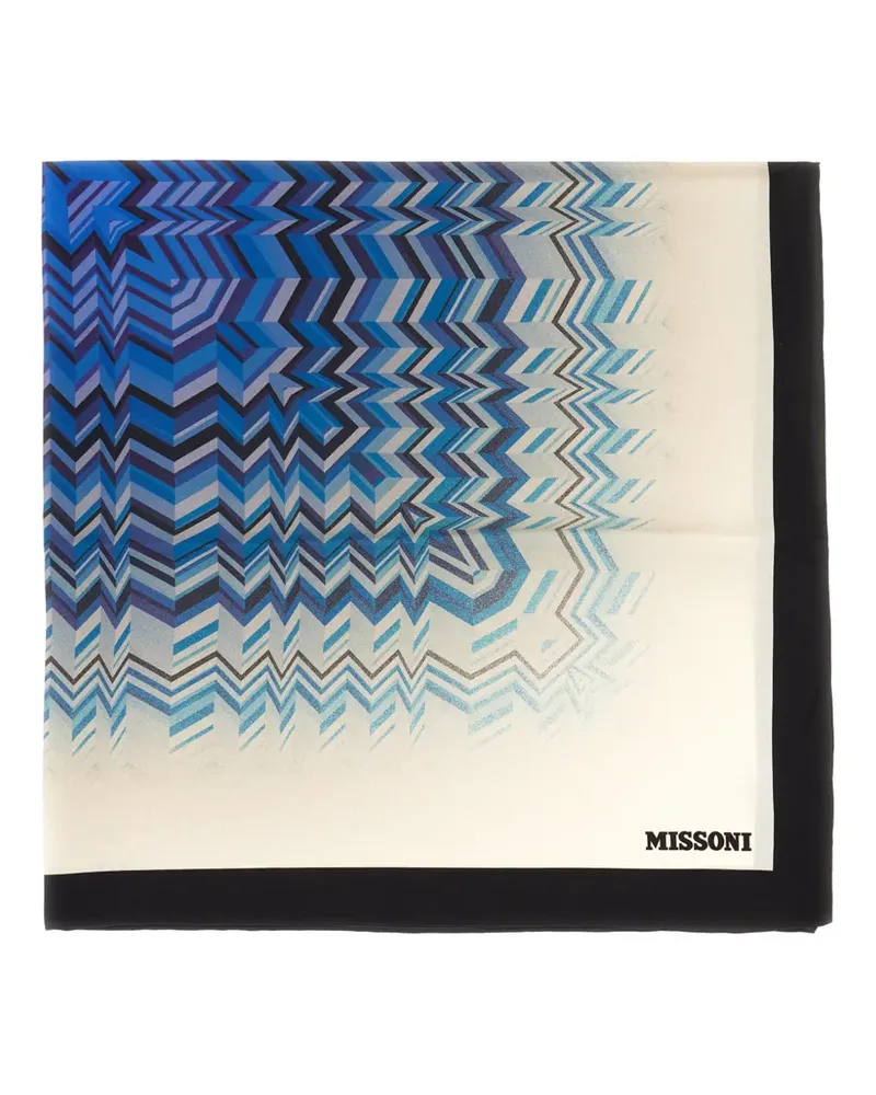 Missoni geometric print scarf - Nude Nude