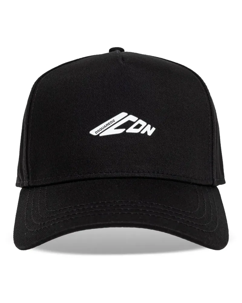 Dsquared2 Icon New Generation Baseballkappe - Schwarz Schwarz