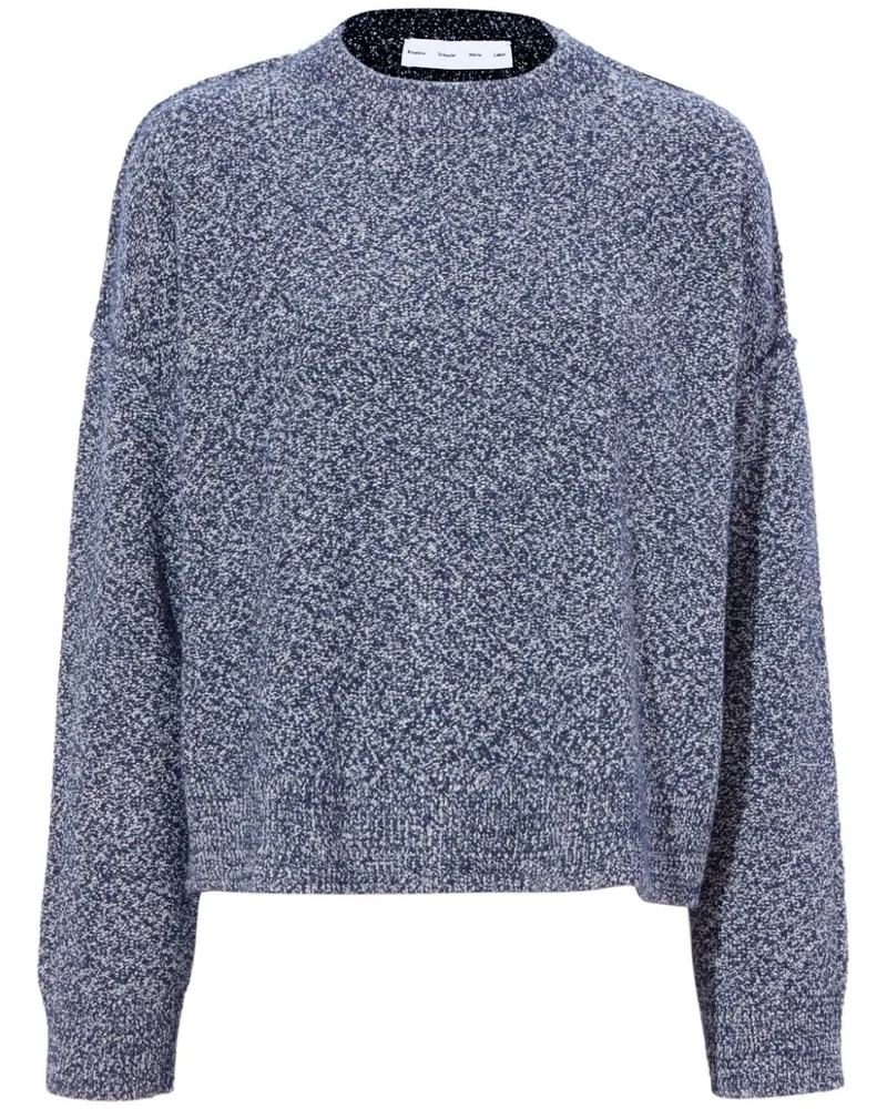 Proenza Schouler Grob gestrickter Remy Pullover Blau