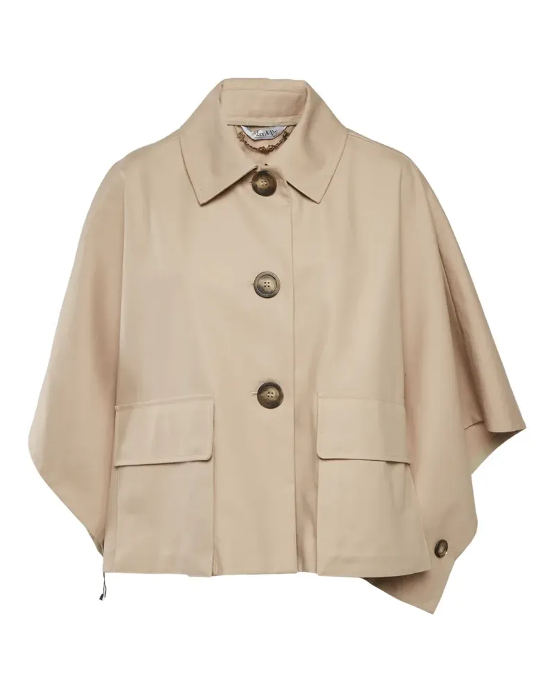 Max Mara Fred button-up coat - Nude Nude