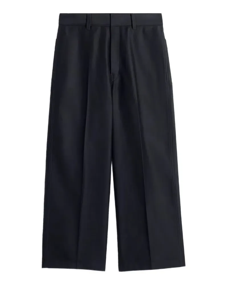 Christophe Lemaire Hose mit Knopf und Tasche - Schwarz Schwarz