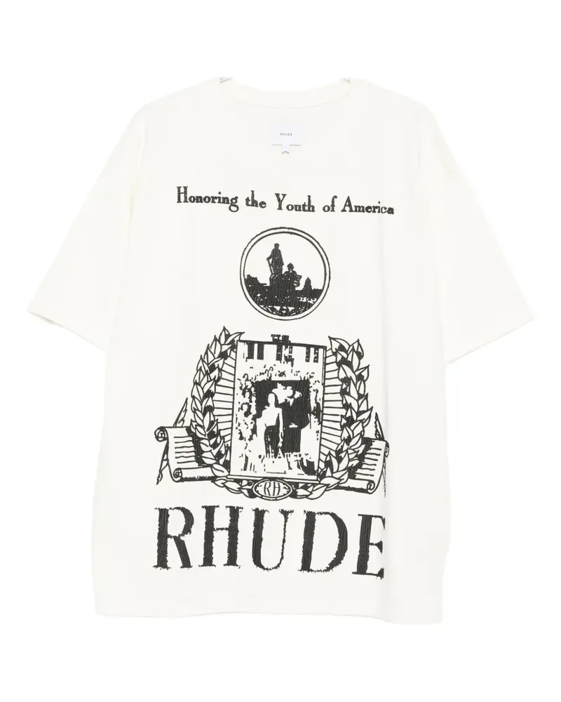 RHUDE Summerland T-shirt - Weiß Weiß
