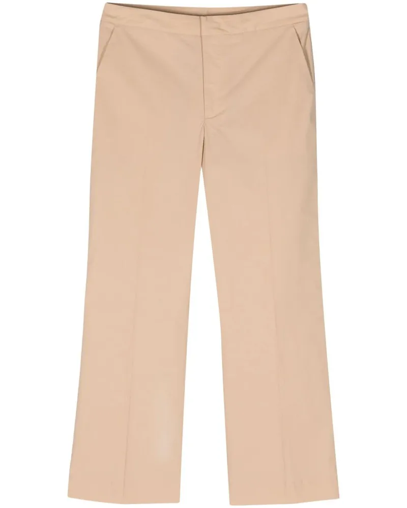 Twin-Set Cropped-Hose mit Logo-Schild - Nude Nude