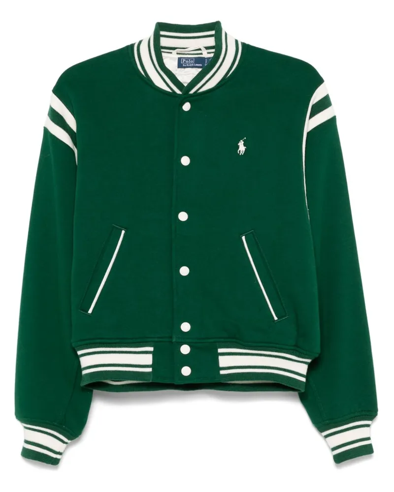 Ralph Lauren Bomberjacke mit Kontrasteinsätzen - Grün Grün
