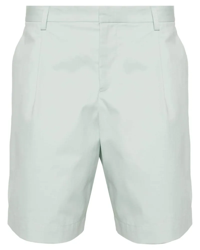A.P.C. Shorts mit Bundfalten - Grün Grün
