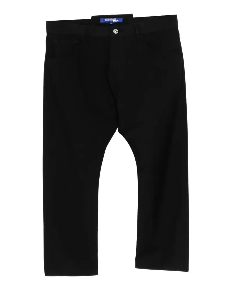 Junya Watanabe Tief sitzende Hose mit Umschlag - Schwarz Schwarz