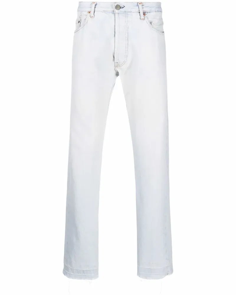 GALLERY DEPT. Gerade Jeans mit ausgefranstem Saum - Blau Blau