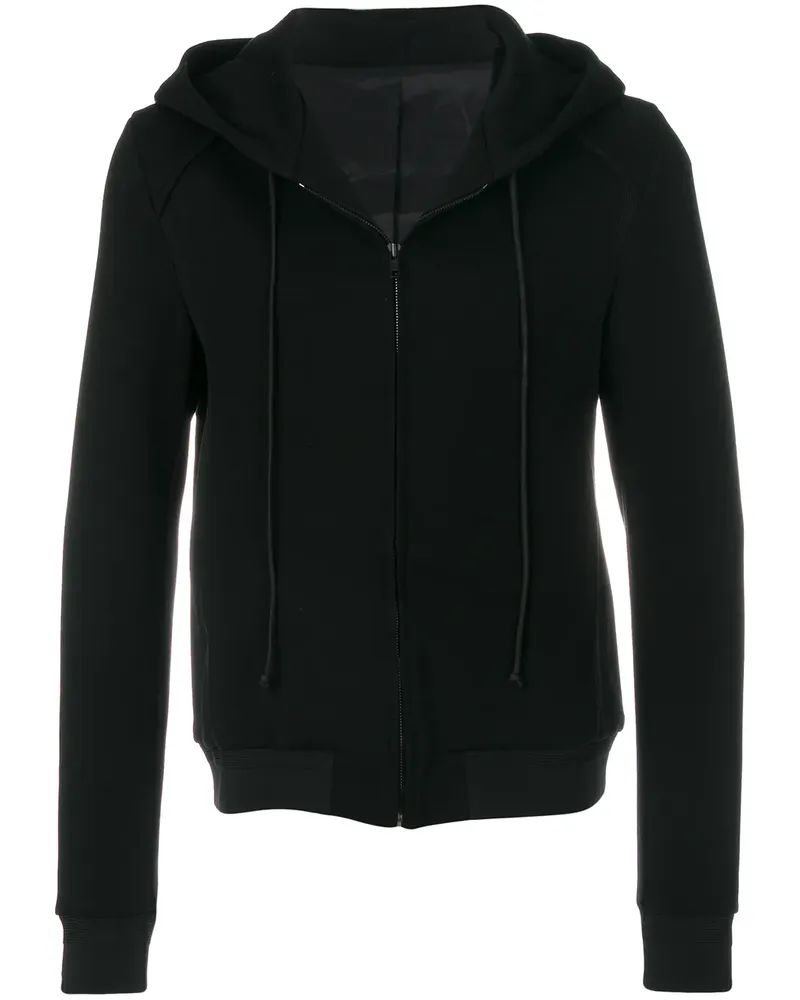 JUUN.J Kapuzenjacke mit Logo-Stickerei - Schwarz Schwarz