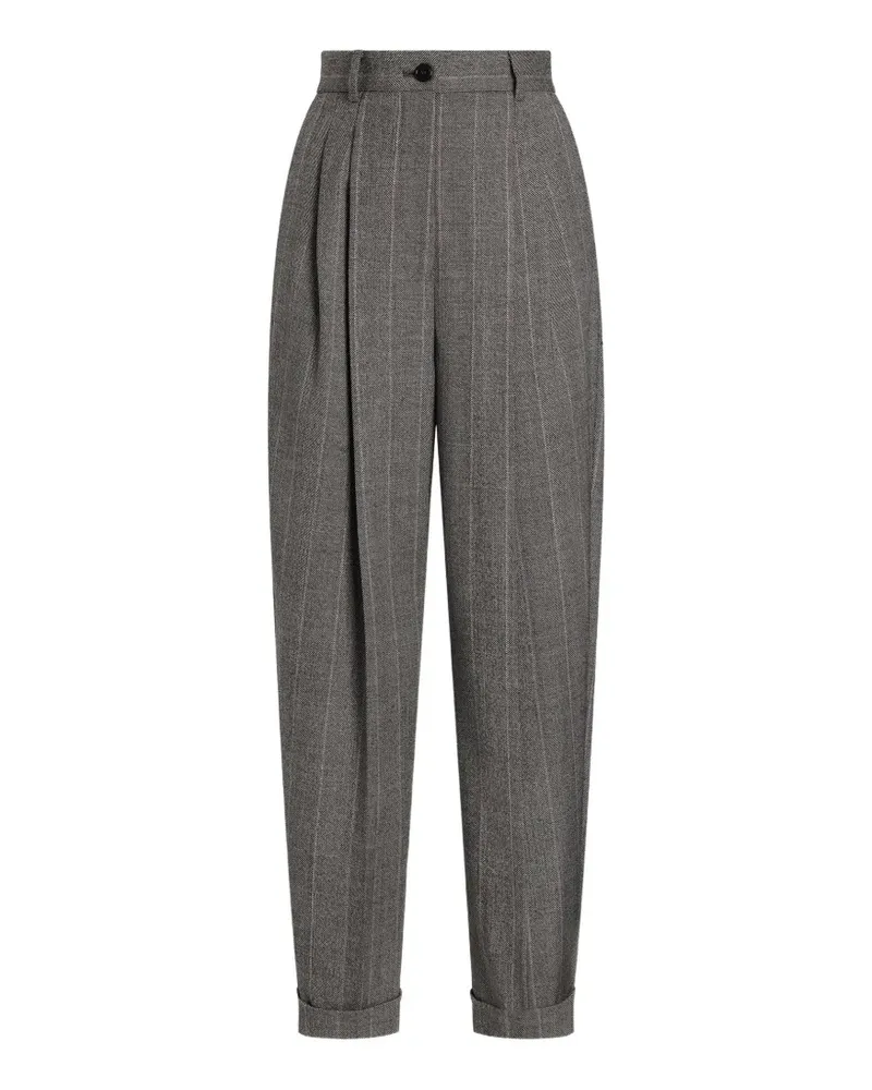 Dolce & Gabbana Hose mit Nadelstreifen - Grau Grau