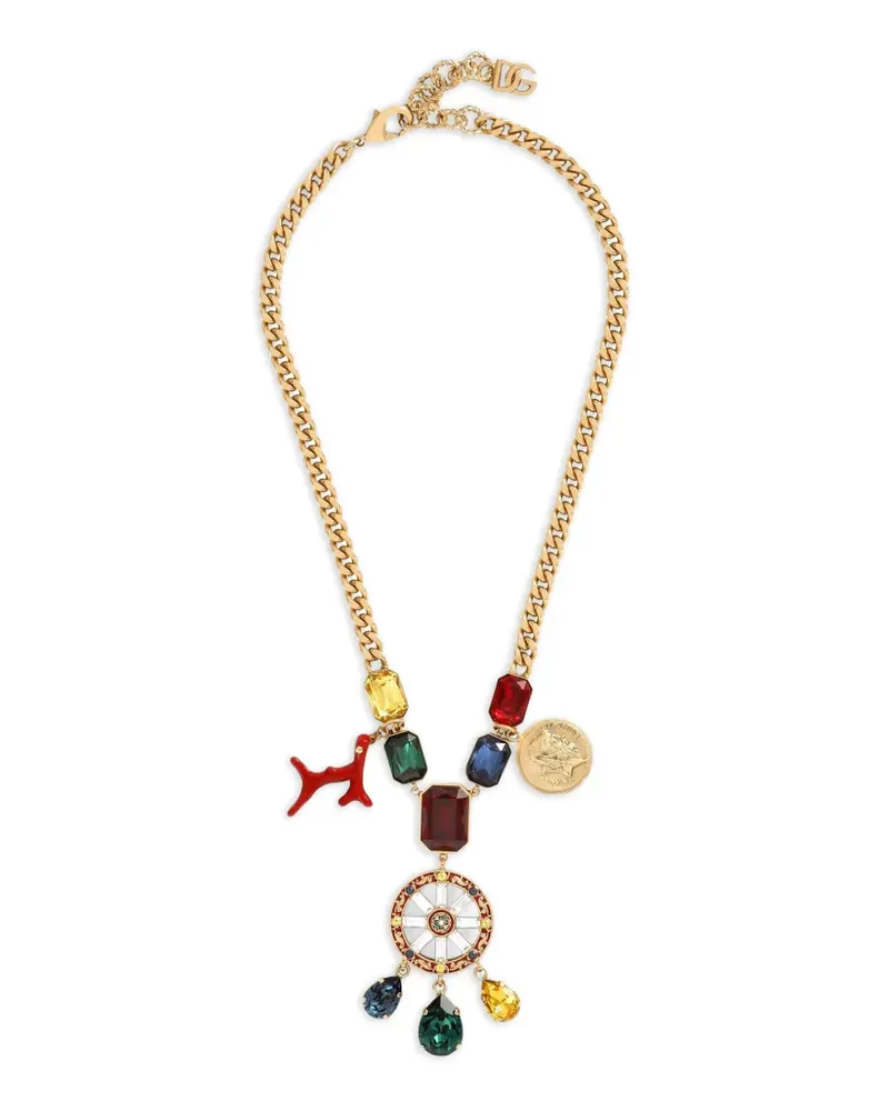 Dolce & Gabbana Carreto Wheel Halskette - Gold Gold