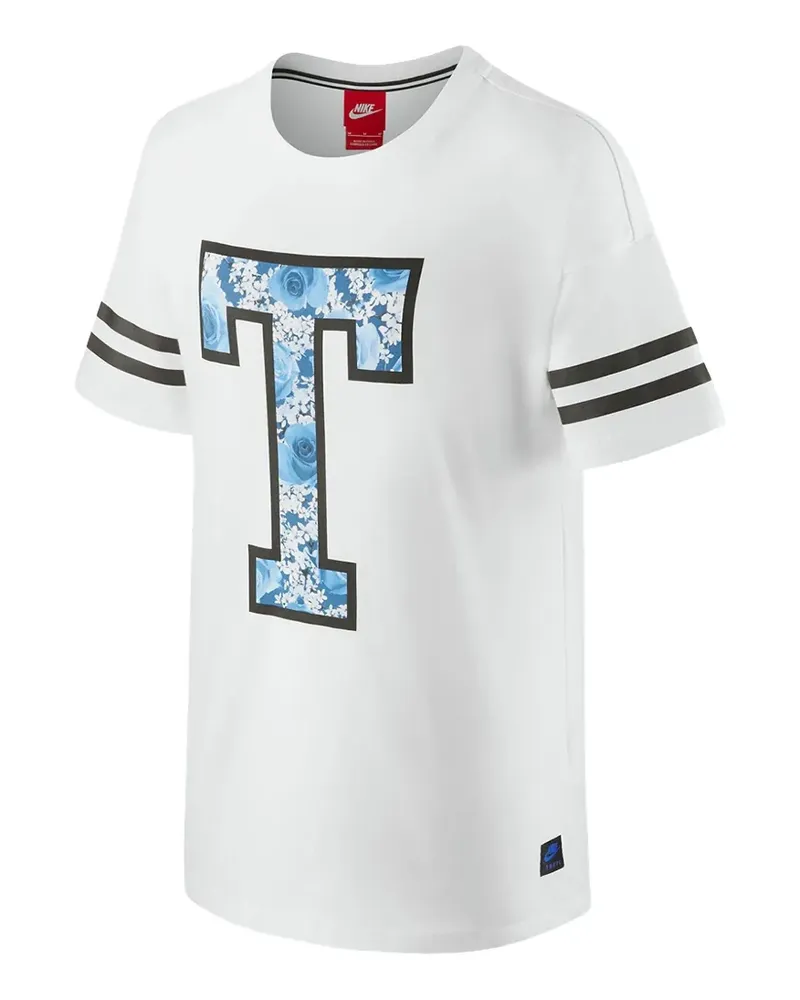 Nike Tokyo City striped floral T-shirt - Weiß Weiß
