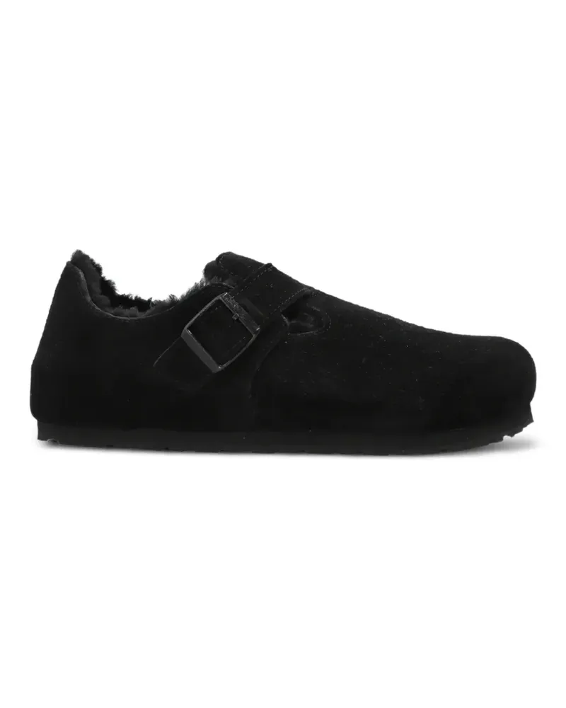 Birkenstock London Shearling-Schuhe - Schwarz Schwarz