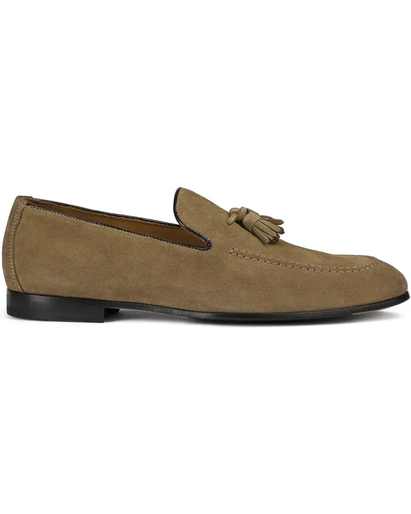 Doucal´s Loafer aus Wildleder - Grün Grün