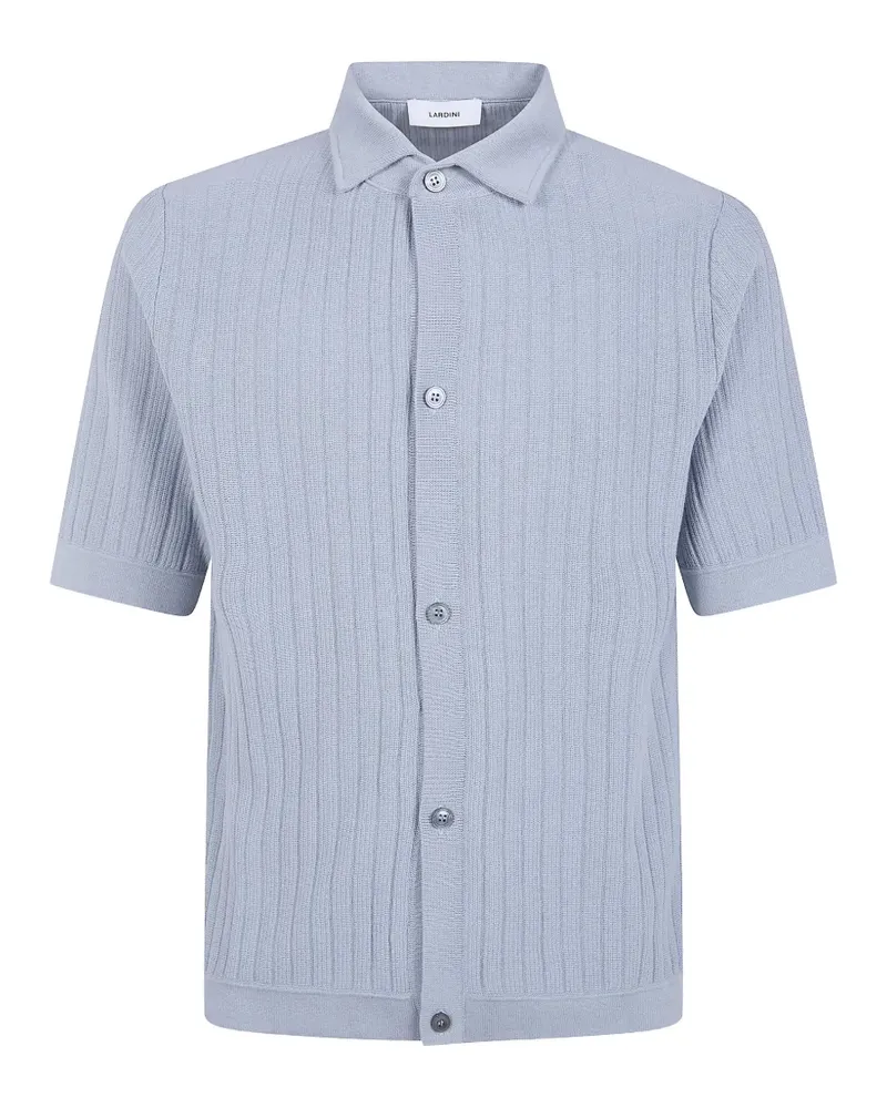 LARDINI Gestricktes Hemd - Blau Blau