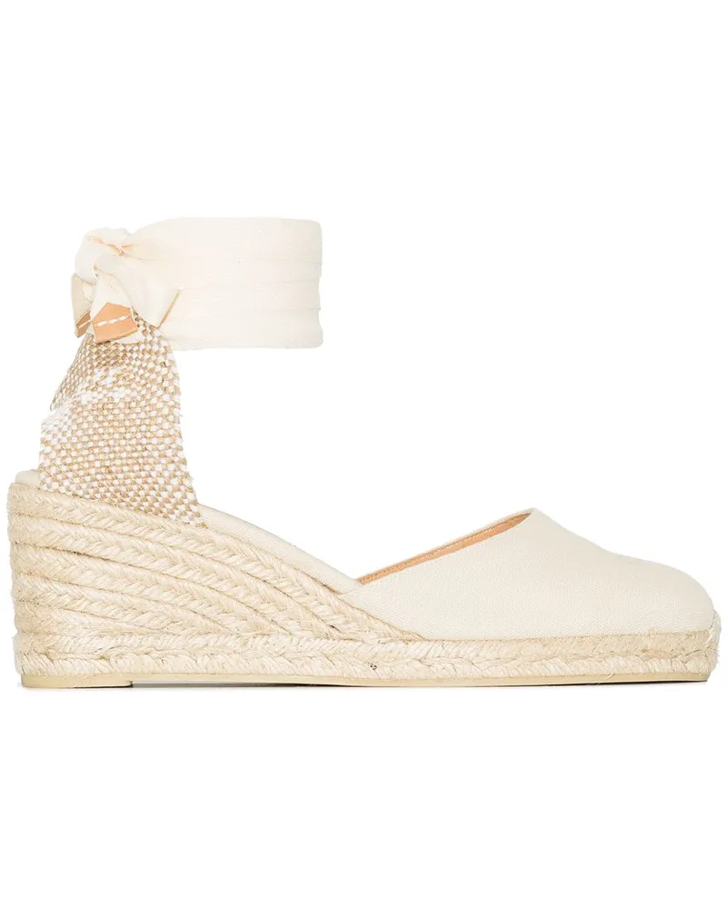 Castañer Carina Espadrilles 80mm - Weiß Weiß