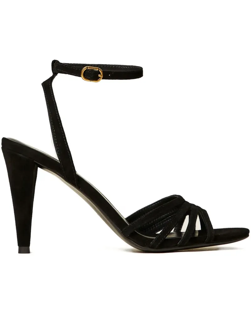 Twin-Set suede buckle-strap sandals - Schwarz Schwarz