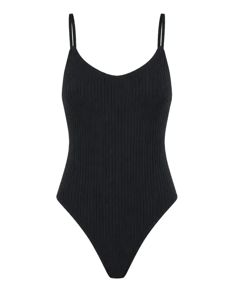 Rip Curl ribbed-knit swimsuit - Schwarz Schwarz