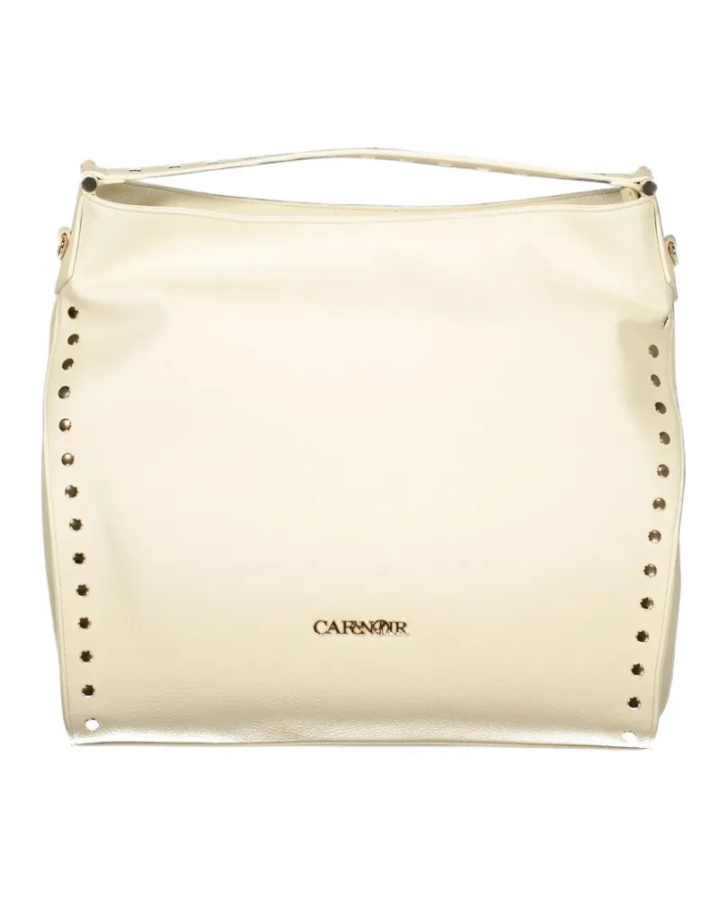 CAFèNOIR  stud-embellished tote bag - Nude Nude