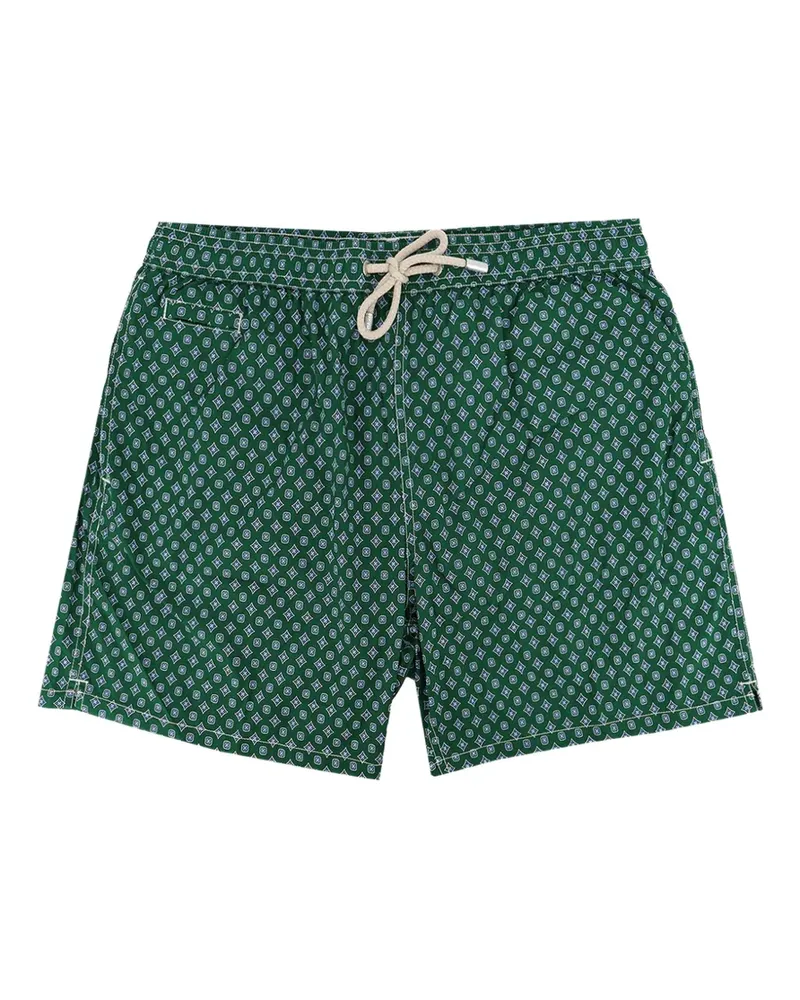 MC2 Saint Barth Lightweight printed swim shorts - Grün Grün