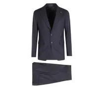 Zweiteiliger Anzug mit Streifen - Blau