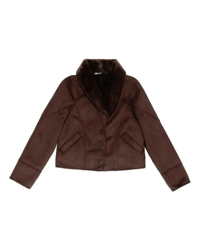 BIMBA Y LOLA Jacke mit Knöpfen - Braun Braun