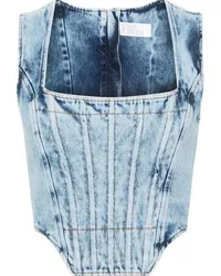 Giuseppe di Morabito Top aus Denim Blau