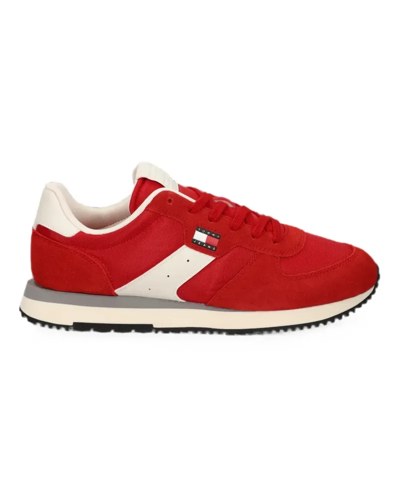 Tommy Hilfiger Sneakers mit Logo-Patch - Rot Rot