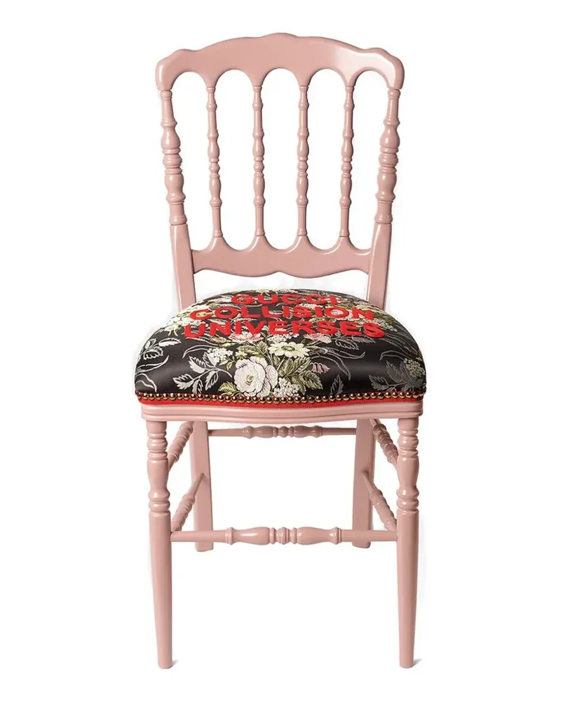 Gucci Gepolsterter Francesina Stuhl - Rosa Rosa