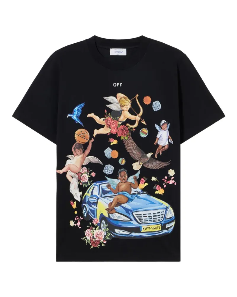 OFF-WHITE Fresco Car T-shirt - Schwarz Schwarz
