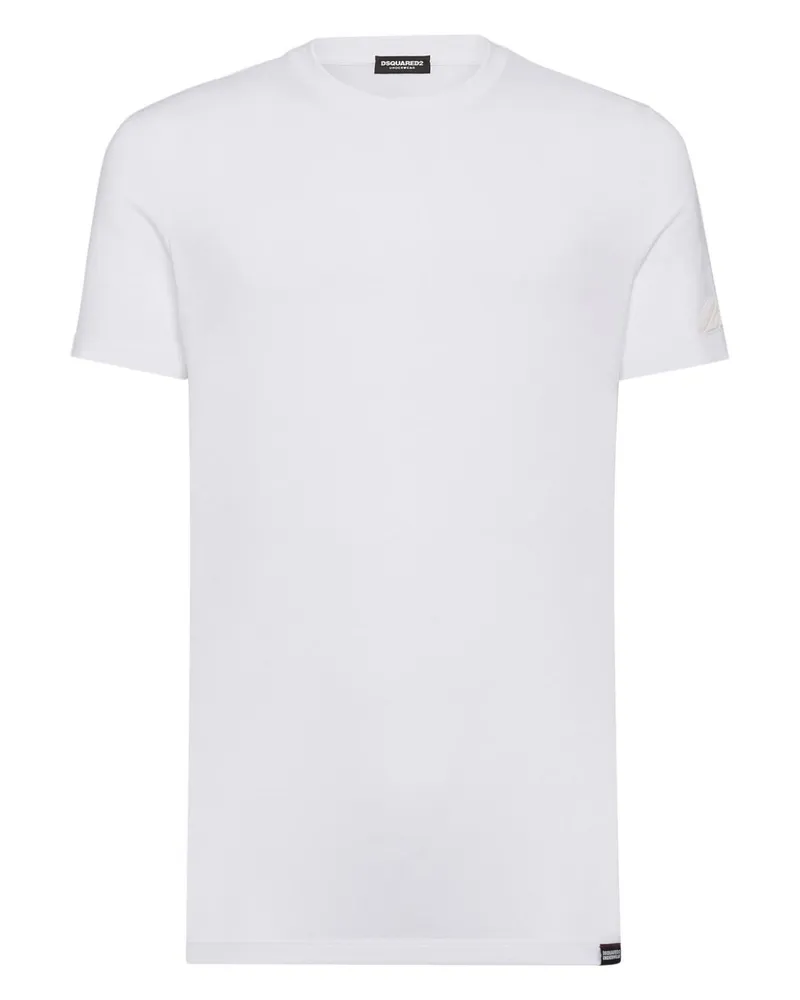 Dsquared2 T-Shirt mit Logo-Print - Weiß Weiß