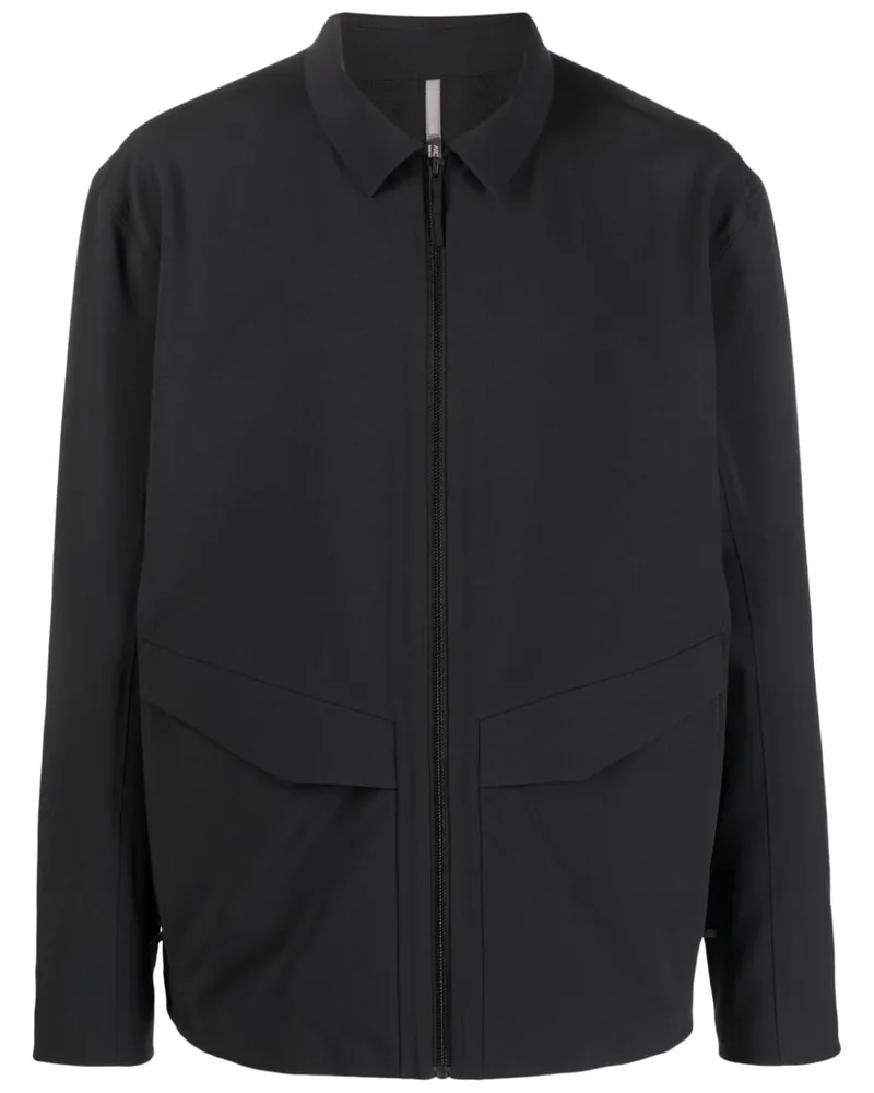 Arc'teryx Hemdjacke mit Reißverschluss - Schwarz Schwarz