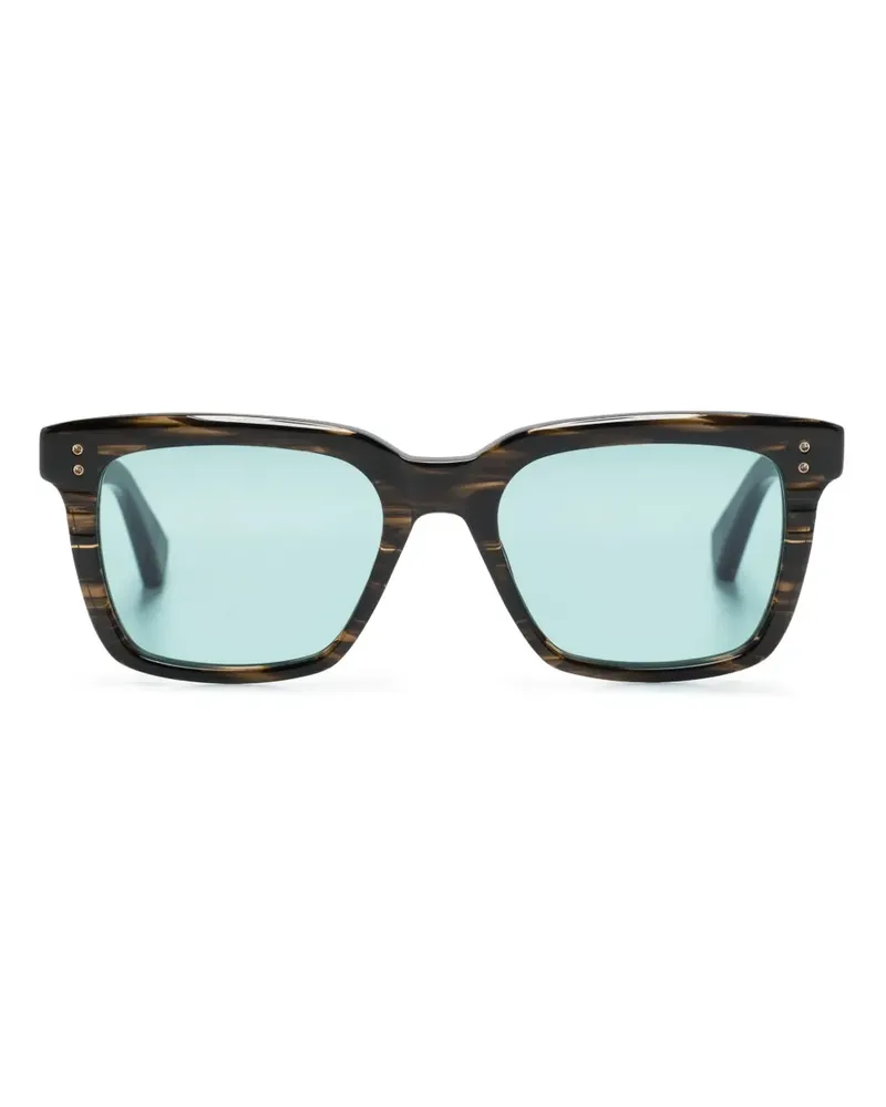 DITA Sequoia Sonnenbrille mit eckigem Gestell - Braun Braun