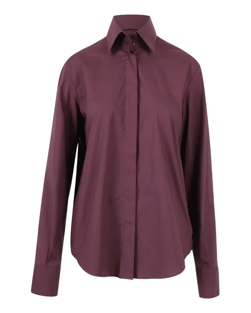 Federica Tosi point-collar long-sleeves shirt - Violett Violett