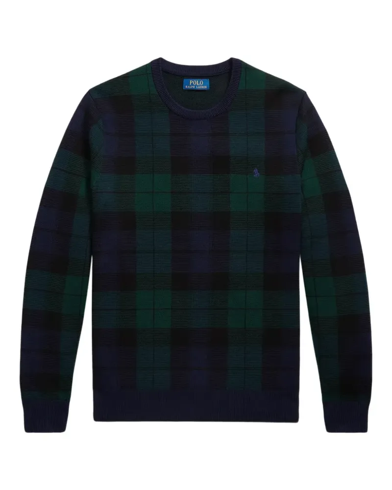 Ralph Lauren Karierter Pullover - Grün Grün