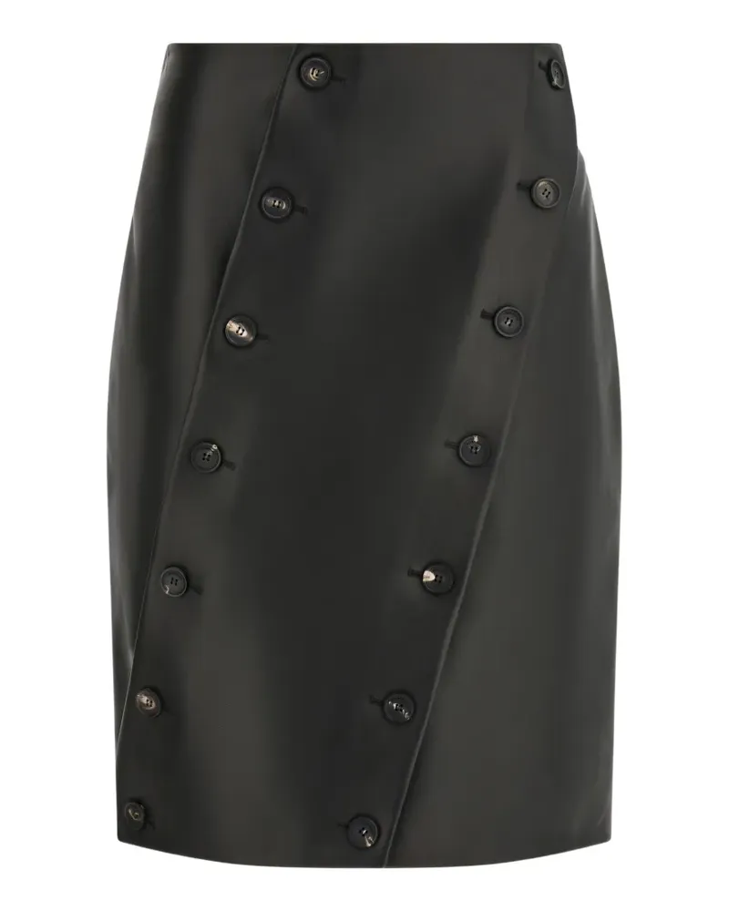 Ferragamo Midirock aus Nappaleder - Schwarz Schwarz
