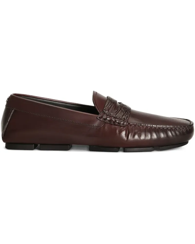 Dolce & Gabbana penny-slot loafers - Rot Rot