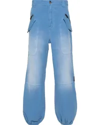 Loewe Cargohose mit Logo-Applikation Blau