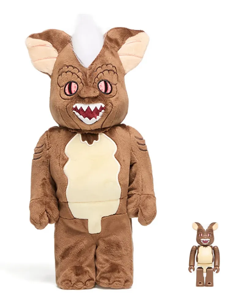 Medicom Toy x Gremlins Stripe & Costume BE@RBRICK 100% und 400% Figuren-Set - Braun Braun