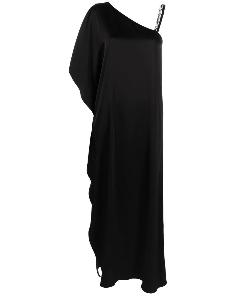 Alice + Olivia Asymmetrisches Abendkleid - Schwarz Schwarz