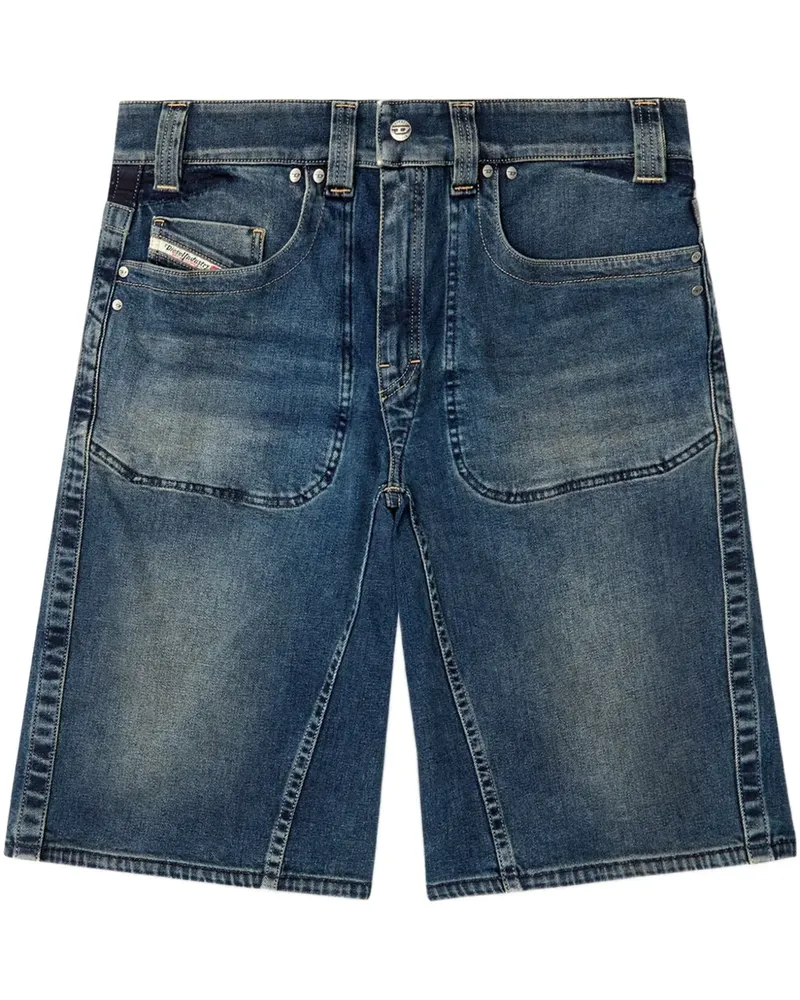Diesel D-Macro-RE Shorts - Blau Blau