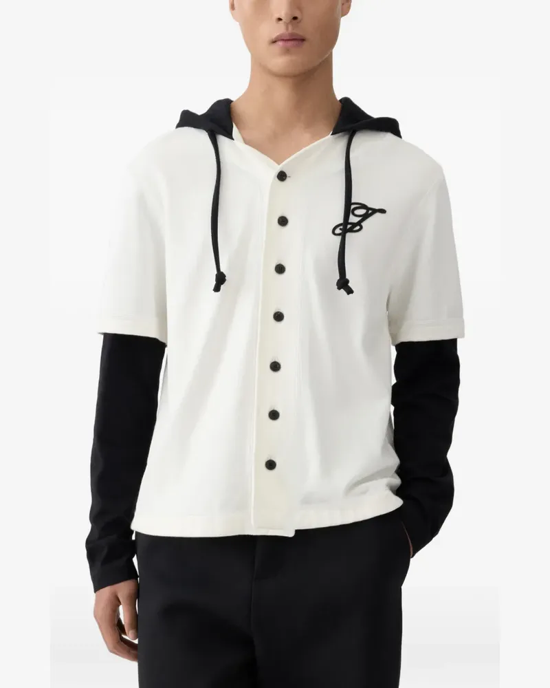 Jacquemus Letro Button Hemd mit Kapuze - Nude Nude