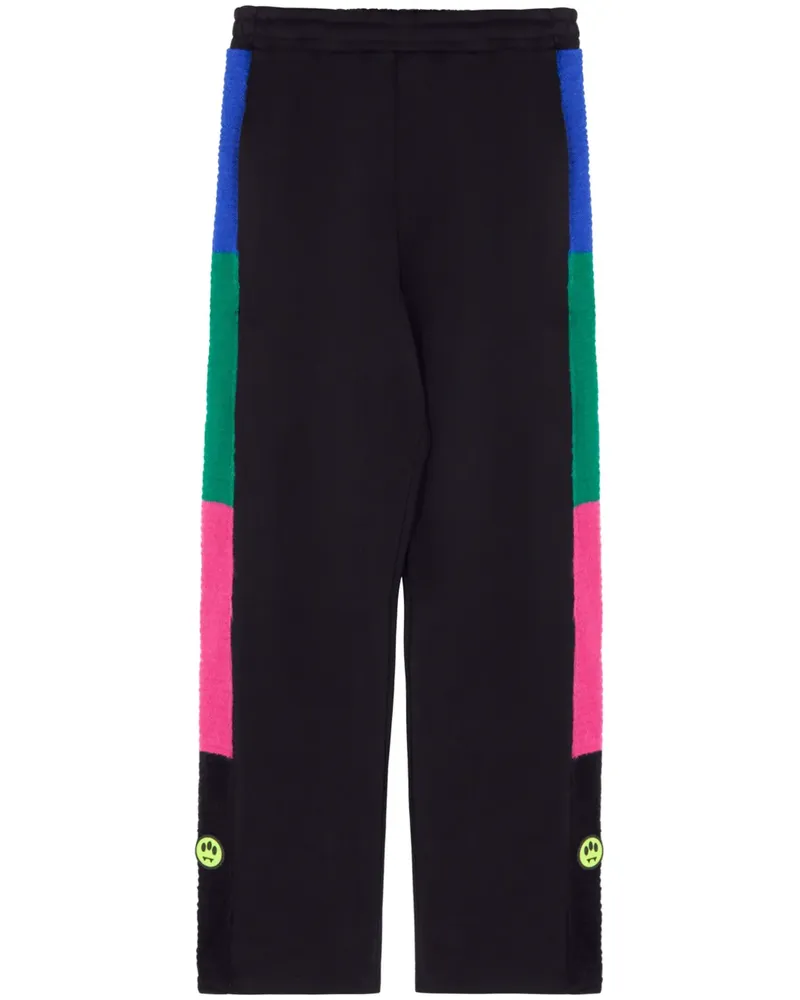 BARROW Jogginghose mit Streifen - Schwarz Schwarz