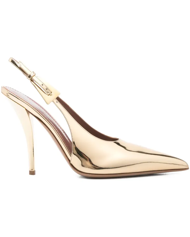 Paris Texas Spitze Slingback-Pumps 100mm - Gold Gold