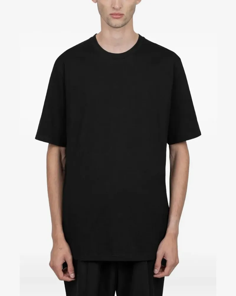 Jil Sander T-Shirt mit Logo-Print - Schwarz Schwarz