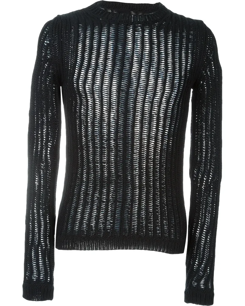 Rick Owens Pullover mit Rundhalsausschnitt - Schwarz Schwarz